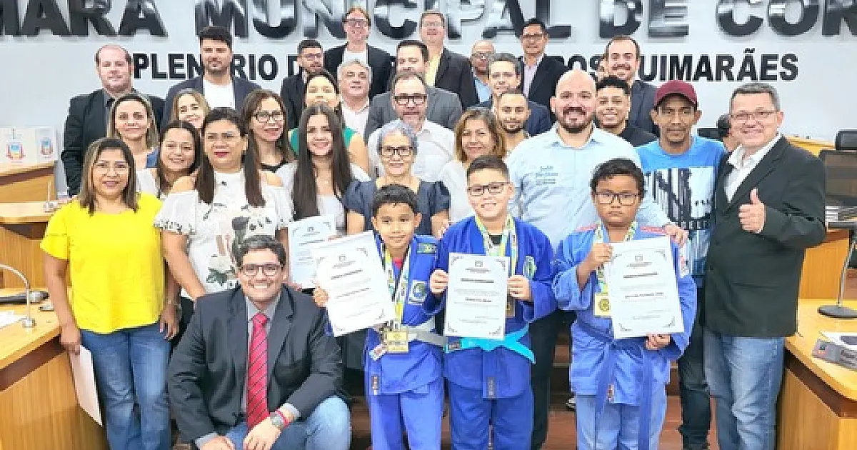 Câmara homenageia equipe do "Melhor em Casa", judocas e artistas corumbaenses