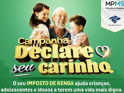 Campanha incentiva doação do imposto de renda para fundos da criança, adolescente e idoso