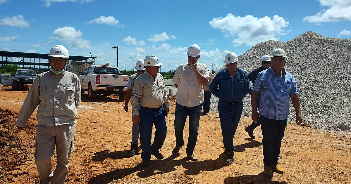 Visita técnica avalia instalações da Planta Siderúrgica de Mutún, na Bolívia