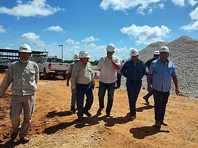 Visita técnica avalia instalações da Planta Siderúrgica de Mutún, na Bolívia