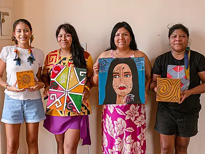 Exposição de mulheres indígenas mostra a arte "sagrada" das etnias de Mato Grosso do Sul