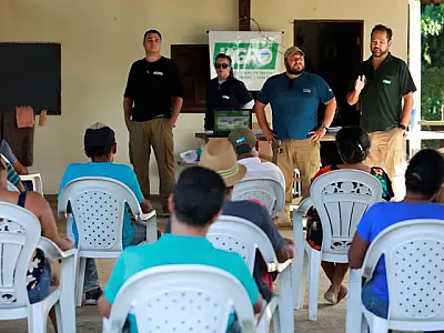 Equipe percorre o Pantanal com ações preventivas contra Influenza Aviária