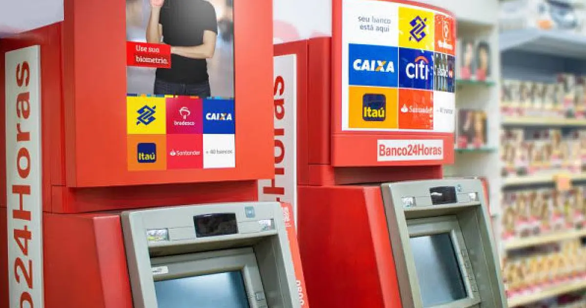 Ladário terá caixa eletrônico do Banco24Horas