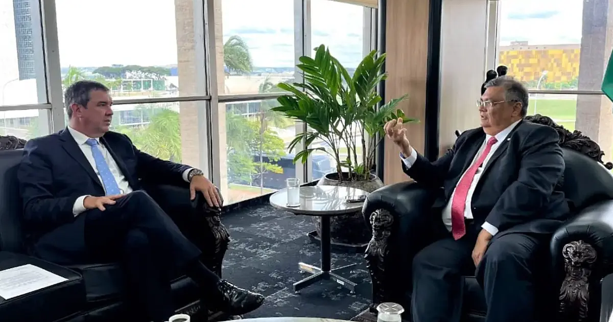 Riedel discute segurança da fronteira e comunidades indígenas de MS com ministro da Justiça