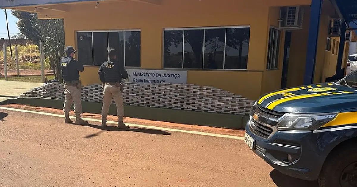PRF apreende carga de cocaína avaliada em mais de R$ 77 milhões
