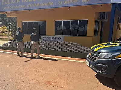 PRF apreende carga de cocaína avaliada em mais de R$ 77 milhões
