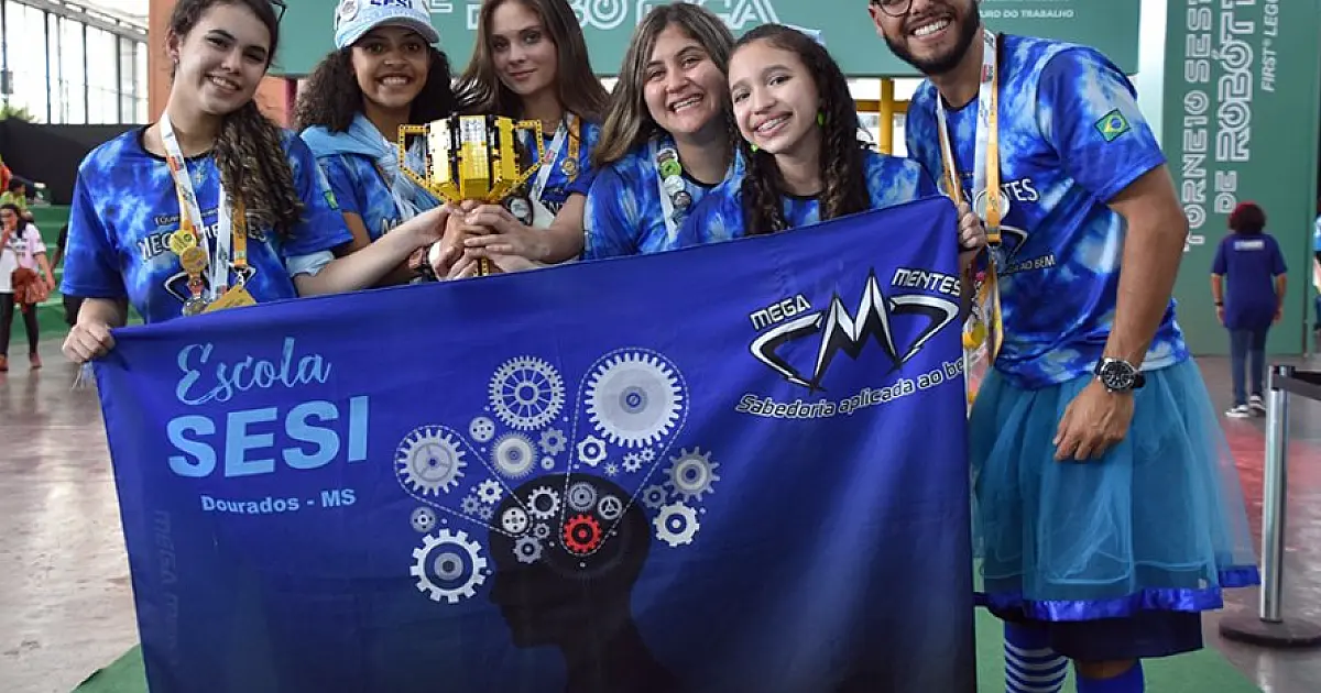 MS conquista 1&ordm; lugar nacional em categoria do Festival de Robótica em SP