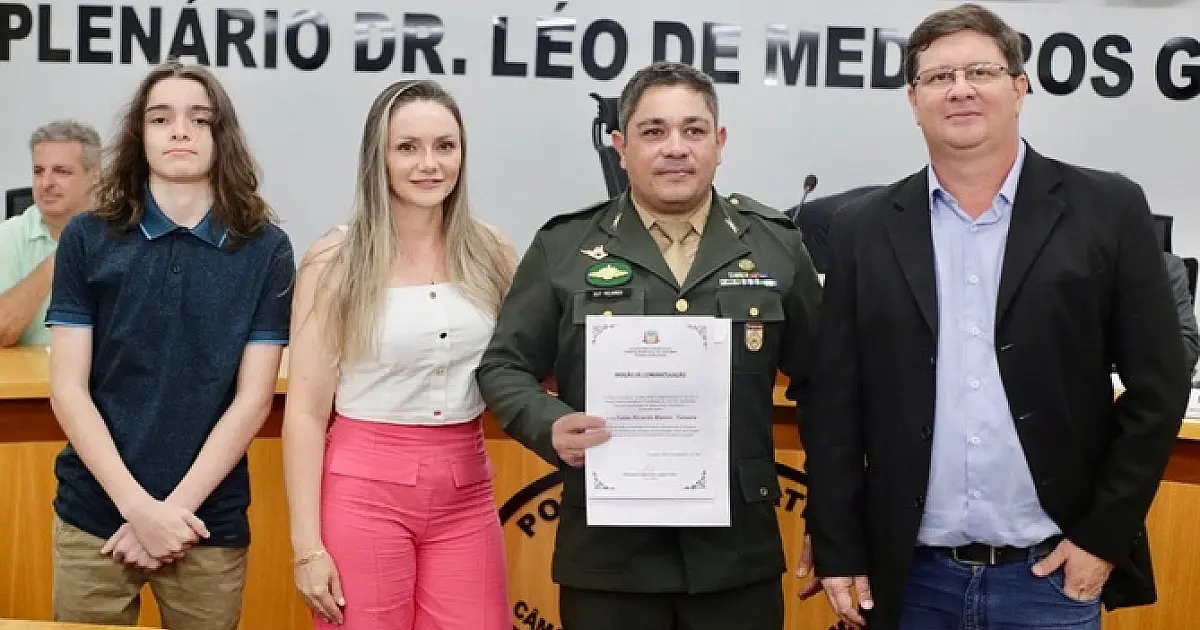 Atuante desde 2019 na fronteira, Sargento do Exército é homenageado na Câmara