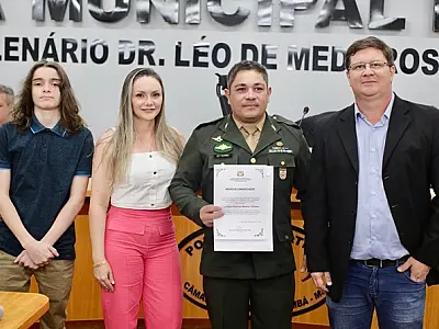 Atuante desde 2019 na fronteira, Sargento do Exército é homenageado na Câmara