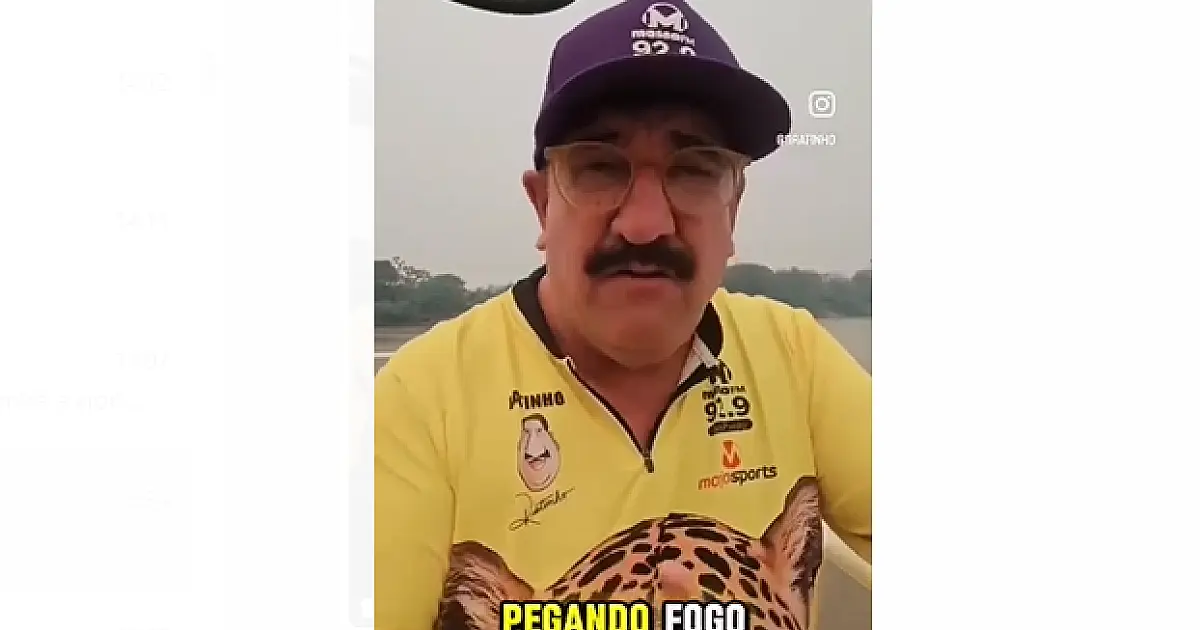 Ratinho se assusta com a seca no Pantanal e critica ambientalistas