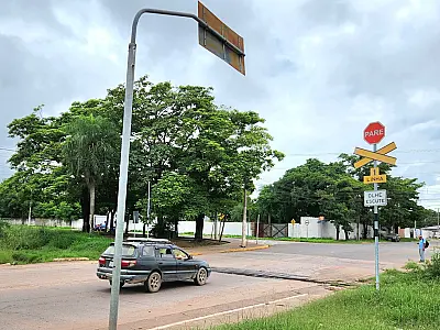 Faltam equipamentos de segurança na malha ferroviária de Corumbá