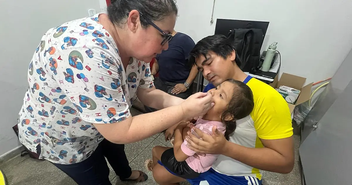 Corumbá encerra a campanha da Pólio com cobertura vacinal de 7,6%