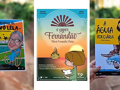 Três três livros infantis são lançados em Corumbá na sexta-feira (26)