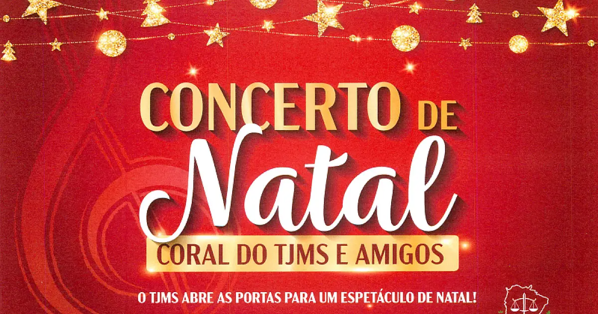 Comarca de Corumbá convida população para Concerto de Natal na próxima segunda, dia 6