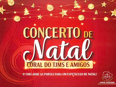 Comarca de Corumbá convida população para Concerto de Natal na próxima segunda, dia 6