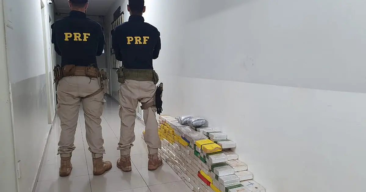 PRF apreende 250,7 Kg de cocaína em Corumbá