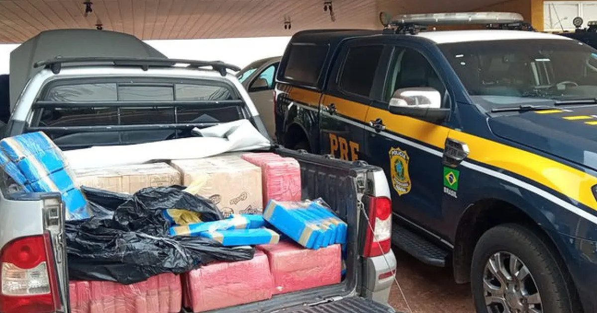 PRF apreende 364,8 Kg de maconha em Ponta Porã