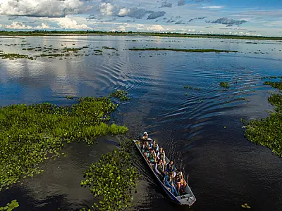 Pesca esportiva no Pantanal de Corumbá é vivenciar a vida pantaneira no curso do rio