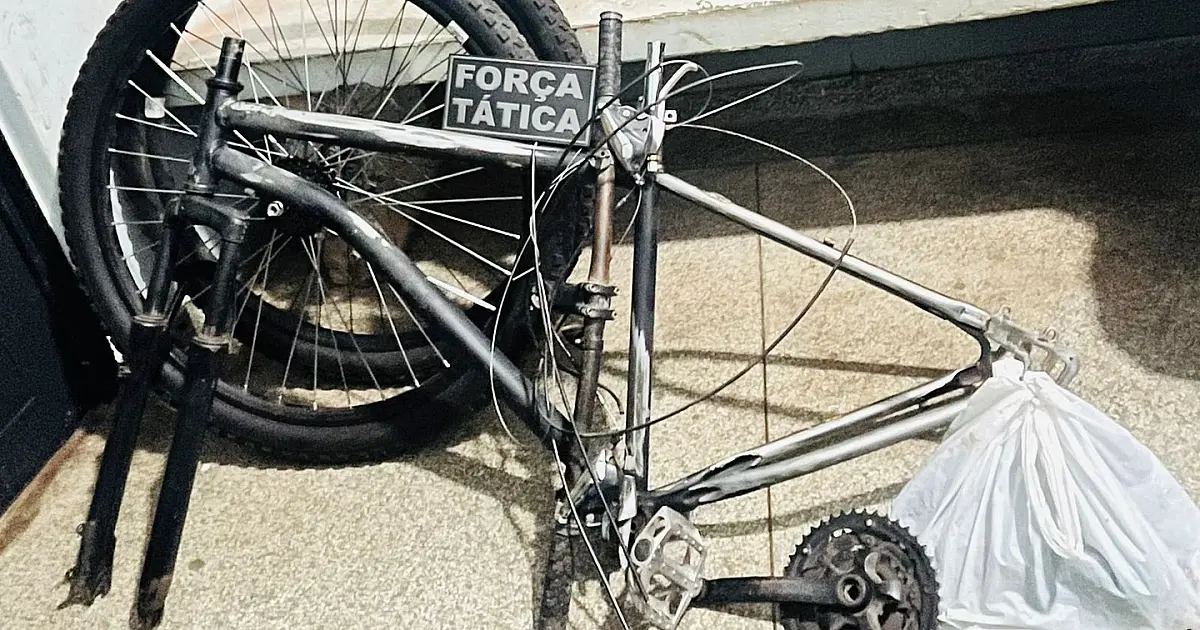 Bicicleta furtada e vendida por R$ 150 é recuperada pela Força Tática