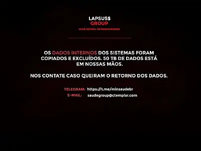 Sistema do Ministério da Saúde perde dados da Covid em ataque hacker 
