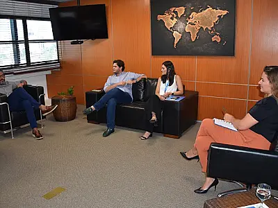 Fiems discute fomento ao comércio exterior de MS com representantes da ApexBrasil