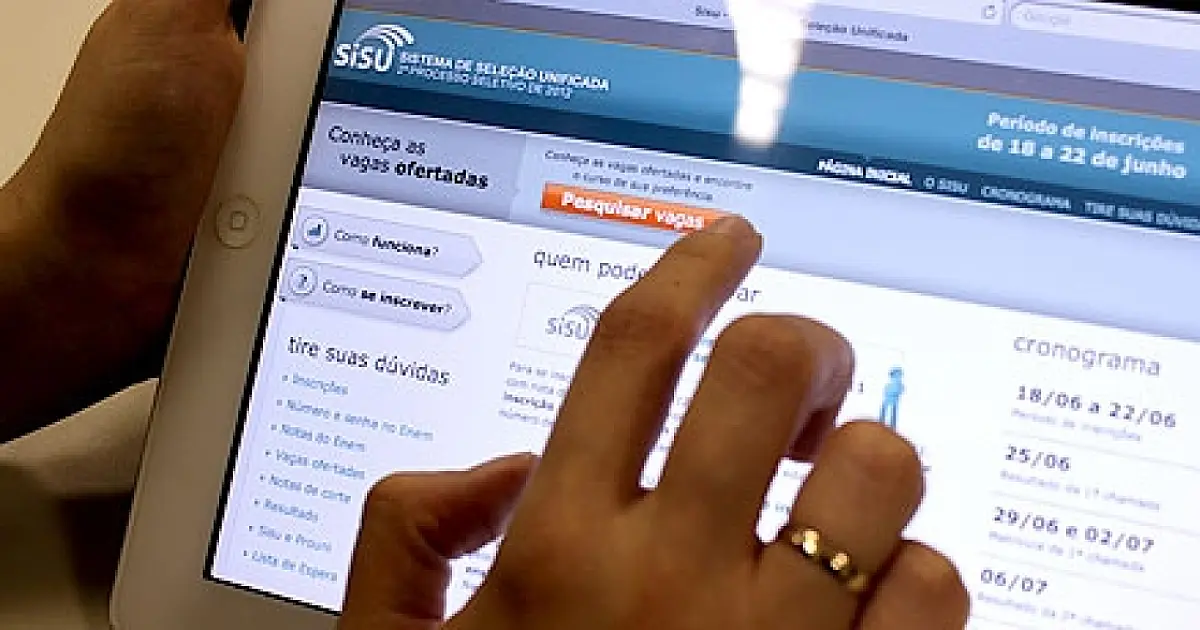 Estudantes podem se inscrever no Sisu a partir de hoje