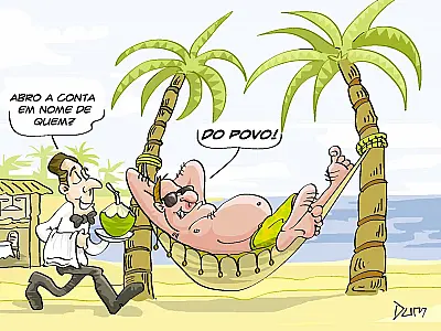 No pé do ouvido...