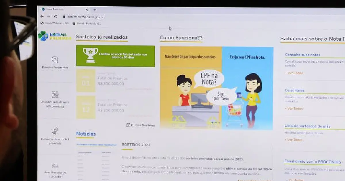Nota Premiada sorteia R$ 300 mil nesta quinta-feira em Mato Grosso do Sul