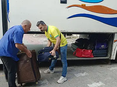 Brasileiros chegam ao sul de Gaza e aguardam travessia para Egito