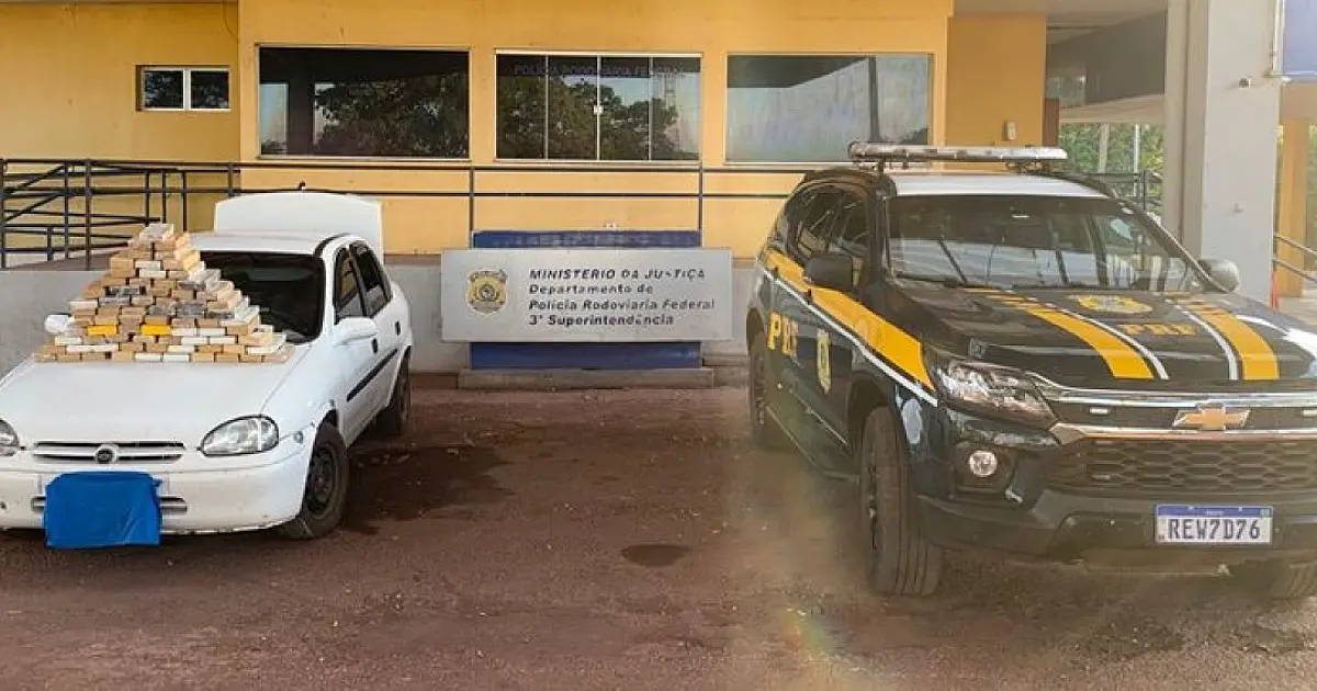 PRF apreende 74 Kg de cloridrato e pasta base de cocaína em Miranda