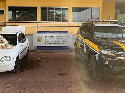 PRF apreende 74 Kg de cloridrato e pasta base de cocaína em Miranda
