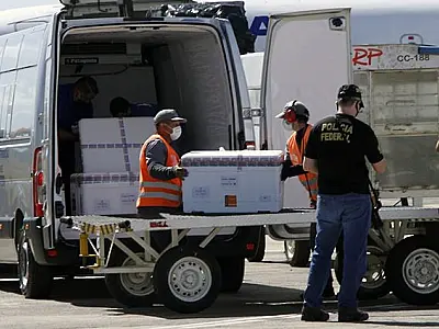 Mato Grosso do Sul recebe mais 62.010 doses da vacina da Pfizer nesta terça (19)