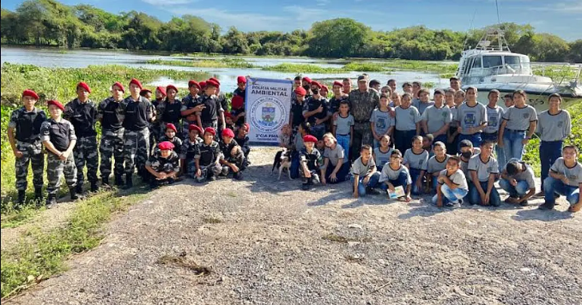 Alunos do projeto "Novo Olhar" participam de Educação Ambiental