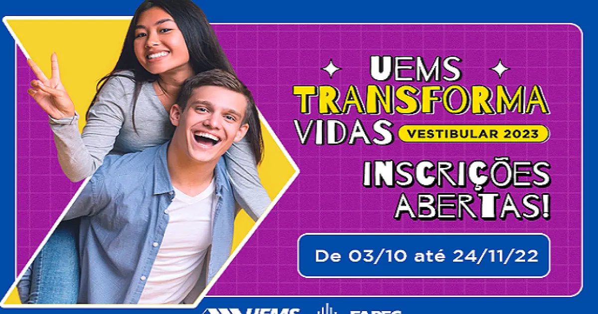 Inscrições para o Vestibular da UEMS seguem abertas até 24 de novembro