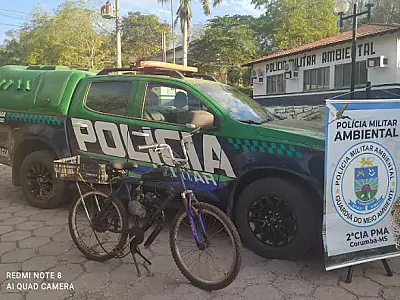 Imigrante colombiano ilegal é preso por furto de bicicleta motorizada no Pantanal