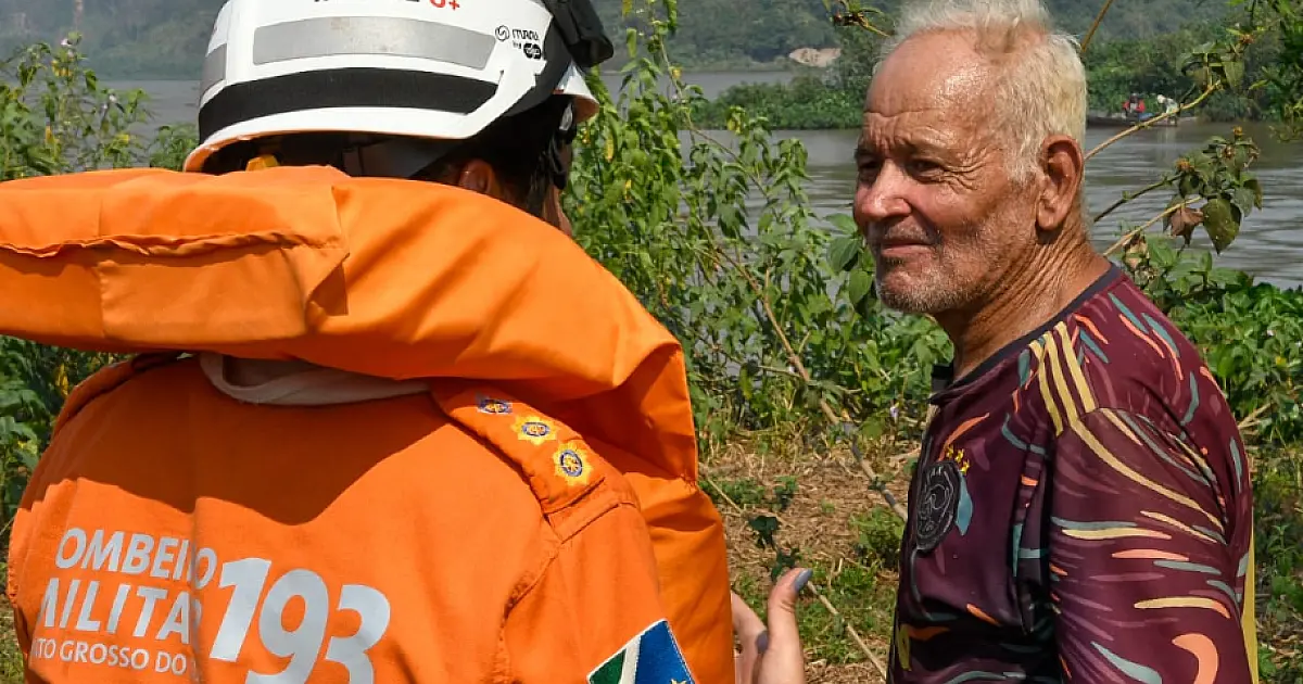 "Bombeiros são anjos", diz idoso resgatado das chamas na região do Bracinho