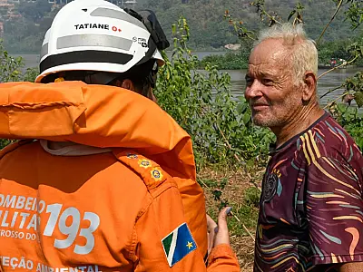 "Bombeiros são anjos", diz idoso resgatado das chamas na região do Bracinho