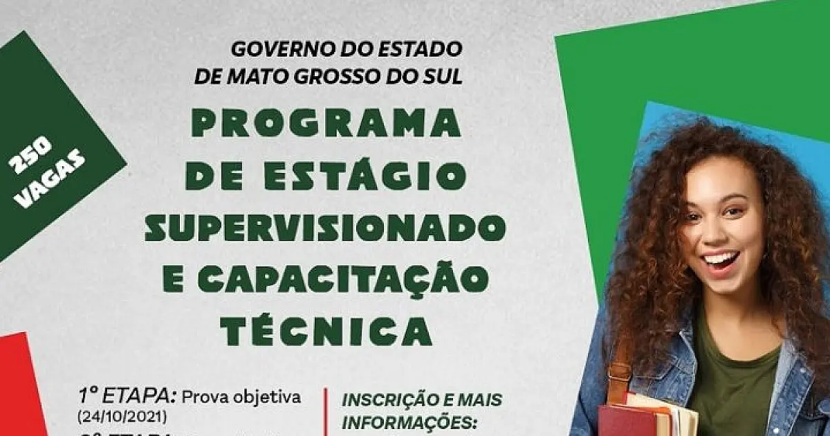 Termina hoje inscrições para as 250 vagas de estágio no Governo do Estado