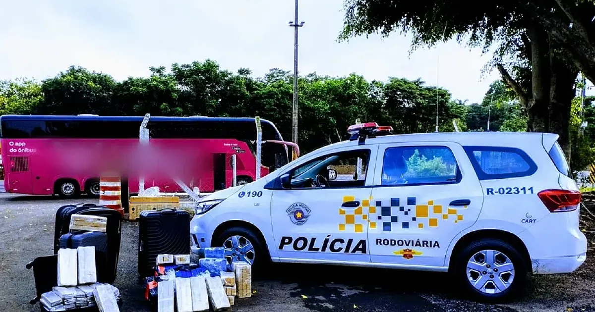Motorista de ônibus que saiu de Campo Grande é preso com drogas em São Paulo
