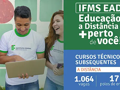 IFMS recebe inscrições para cursos técnicos a distância até dia 30
