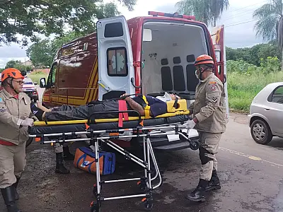Dois motociclistas ficam feridos em acidentes registrados nas últimas 24 horas