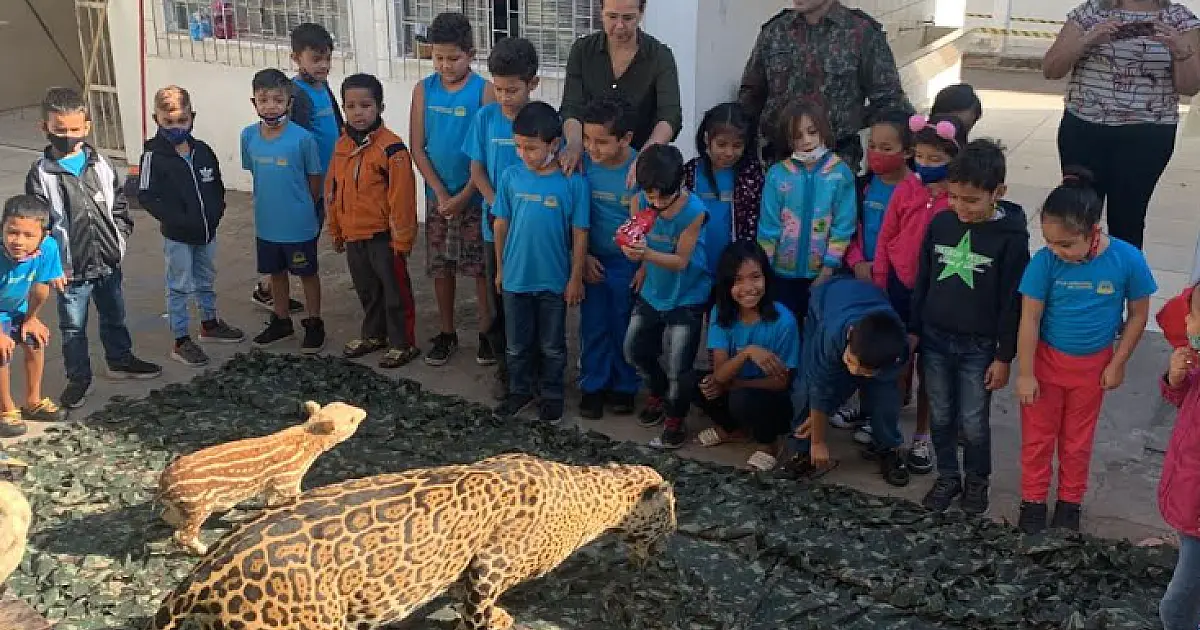 Escola municipal no bairro Aeroporto recebe palestra educativa da PMA