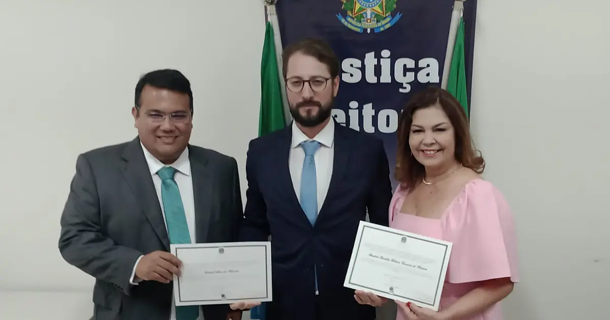 Justiça Eleitoral diploma Doutor Gabriel e Bia Cavassa