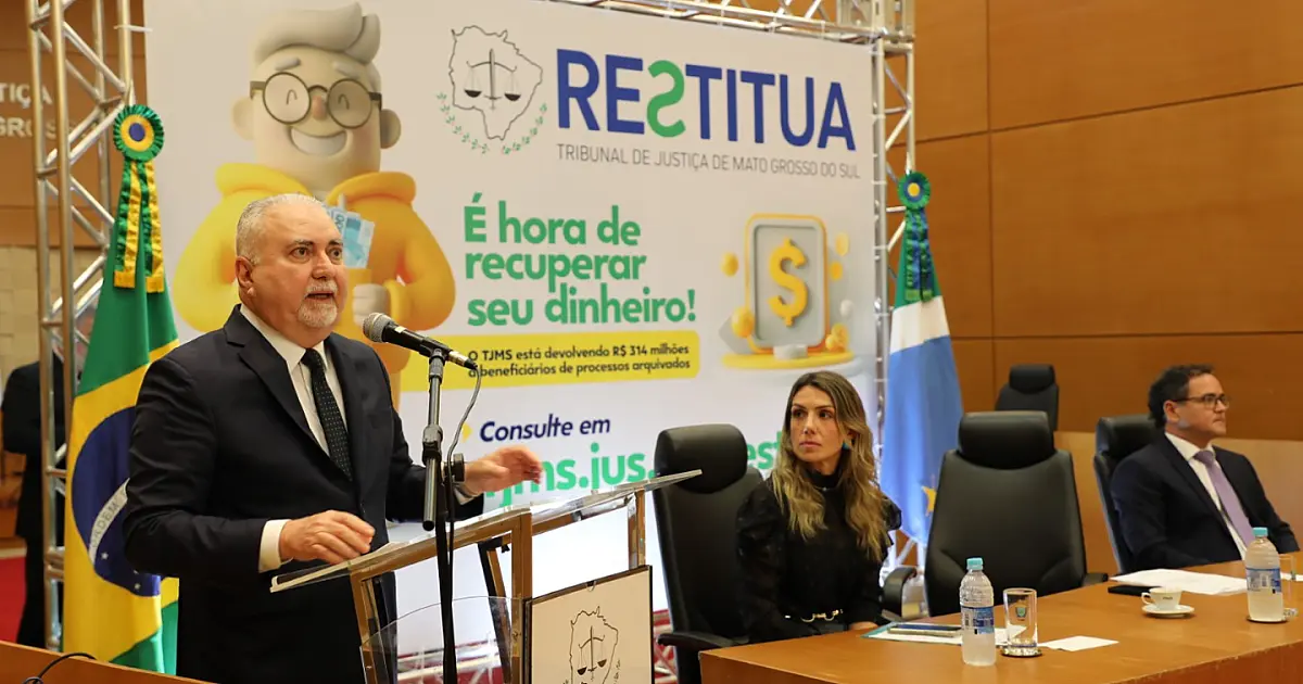 TJMS lança ferramenta para devolver R$ 314 milhões à população