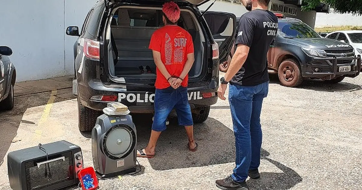 Polícia Civil investiga furto e encontra drogas no bairro Cristo Redentor