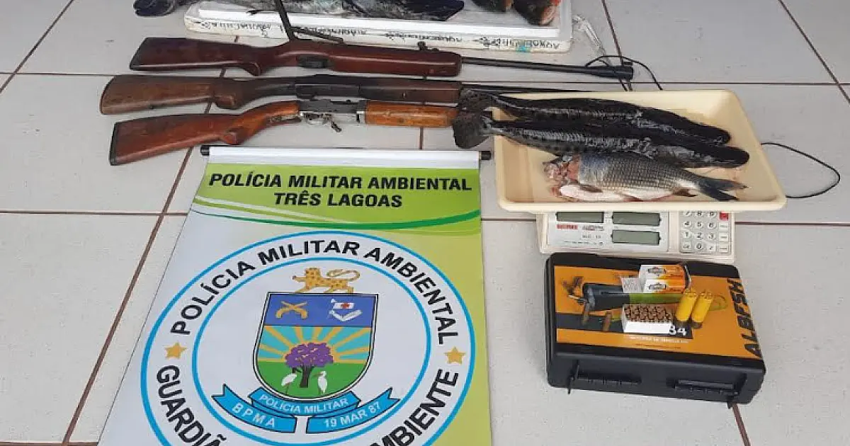 PMA desmantela Comércio Ilegal de Pescado e Apreende Armas em Residência