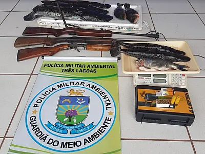 PMA desmantela Comércio Ilegal de Pescado e Apreende Armas em Residência
