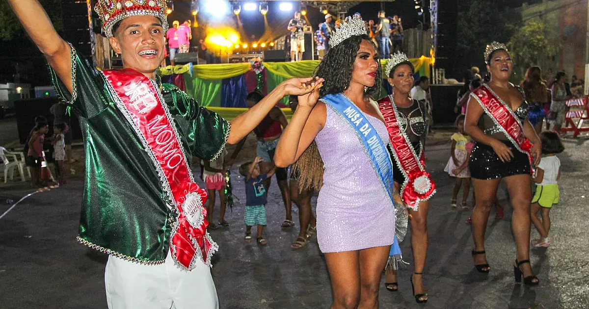 Carnaval de Ladário coroa a primeira Musa da Diversidade na Corte de Momo