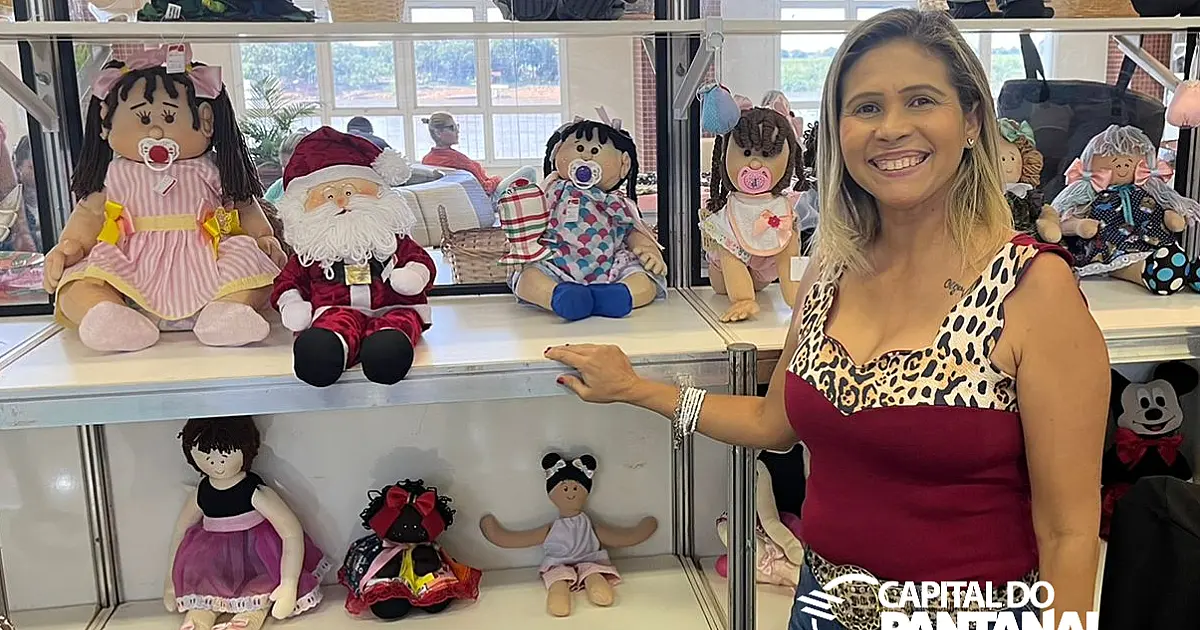 Artesanato passou de terapia a renda principal para empresária corumbaense