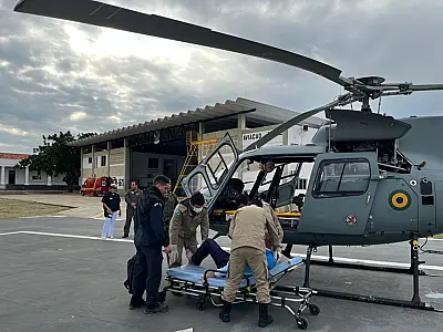 Homem com suspeita de AVC é resgatado por aeronave na região do Paiaguás